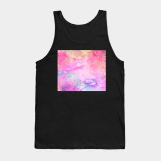 Colorful alcohol ink Tank Top